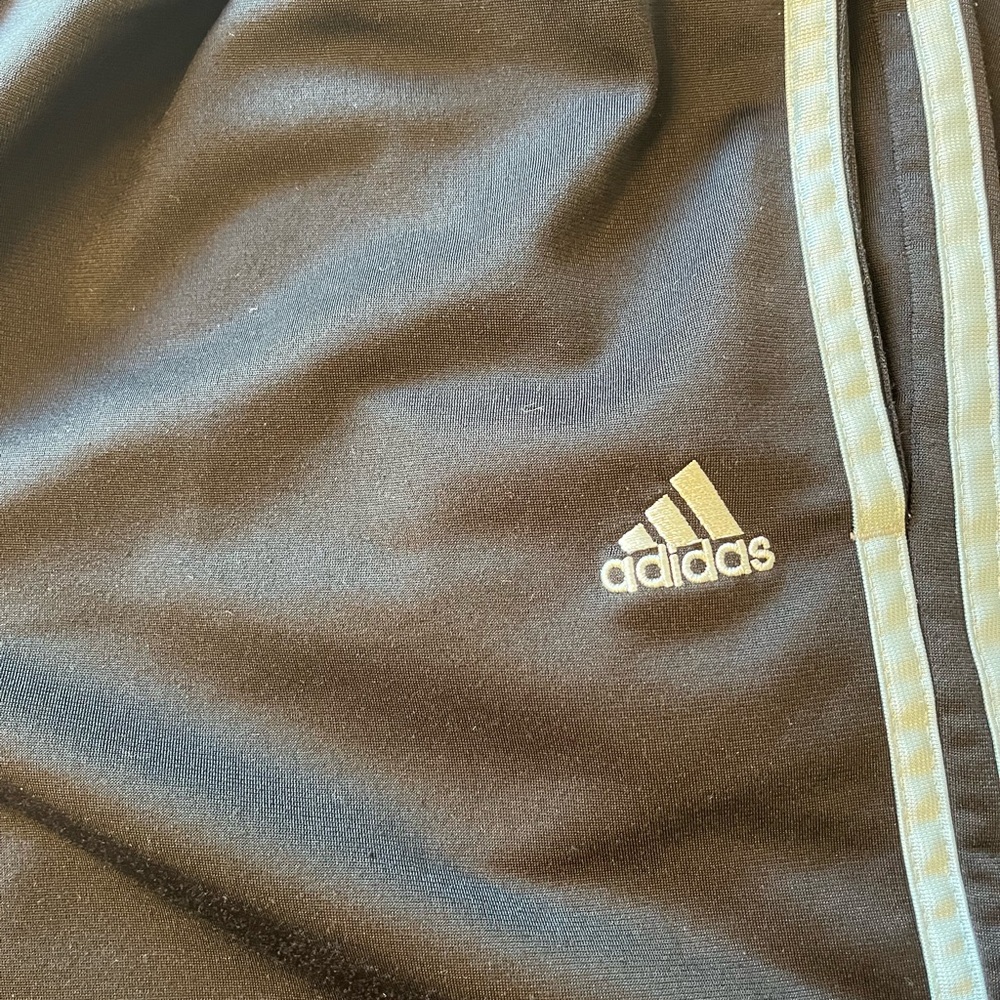 MEN’S ADIDAS SIZE M PANTS LIGHT BLUE STRIPES LIKE NEW CC18